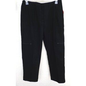 Liz Claiborne 14W Michaela black 29" inseam pants new with tags